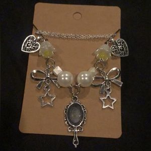 classy vintage mirror charm